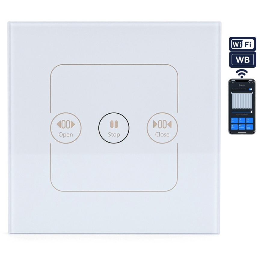 Aigostar - Smart afbryder til styring af persienner 230V Wi-Fi Tuya