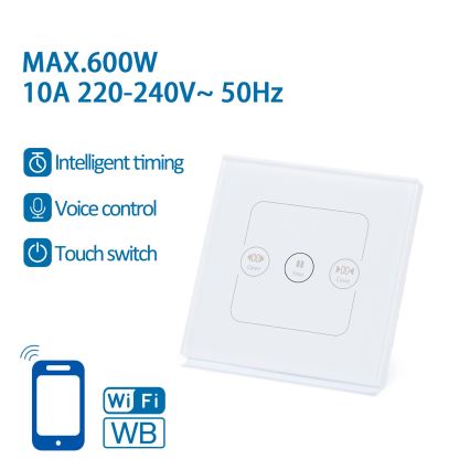 Aigostar - Smart afbryder til styring af persienner 230V Wi-Fi Tuya