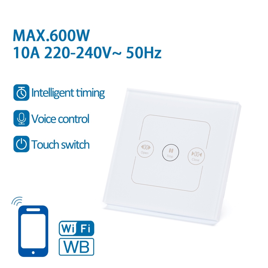Aigostar - Smart afbryder til styring af persienner 230V Wi-Fi Tuya