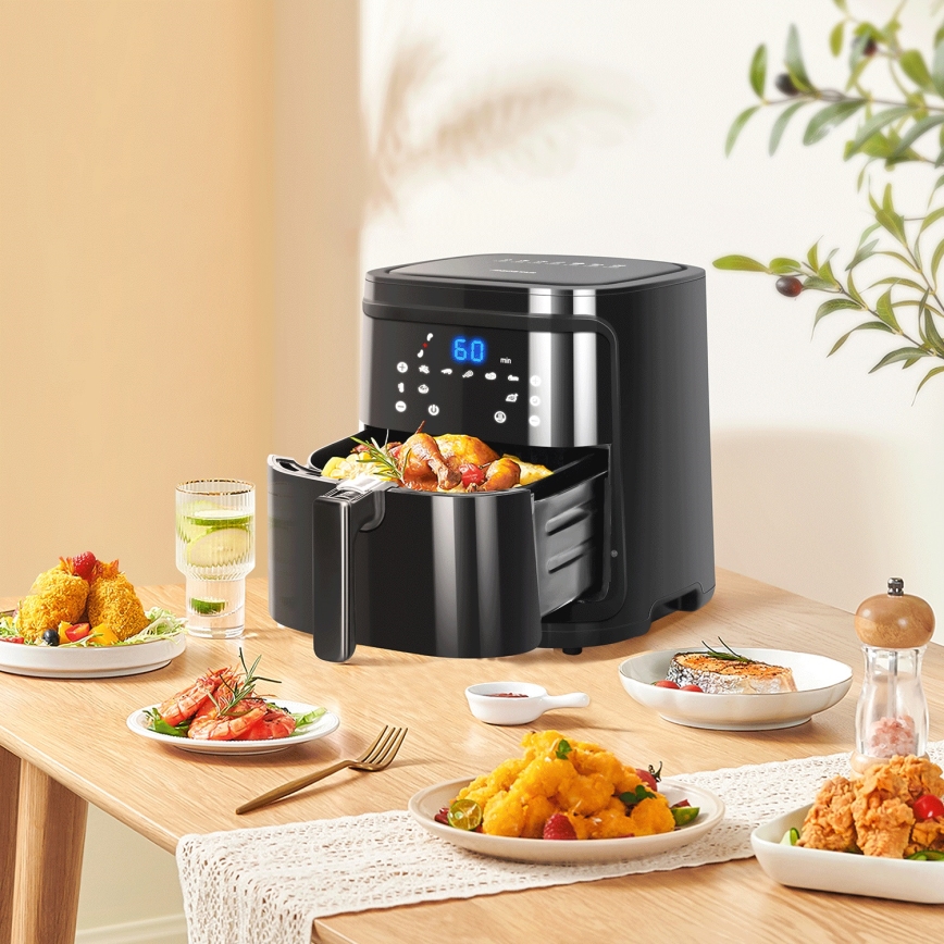 Aigostar - Smart airfryer 7 l 1900W/230V/60 min. Wi-Fi