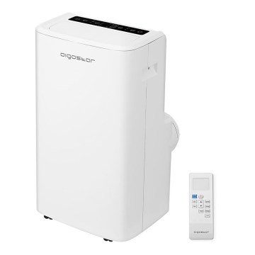 Aigostar - Smart bærbar klimaanlæg 1337W/230V 12000 BTU Wi-Fi  hvid + fjernbetjening