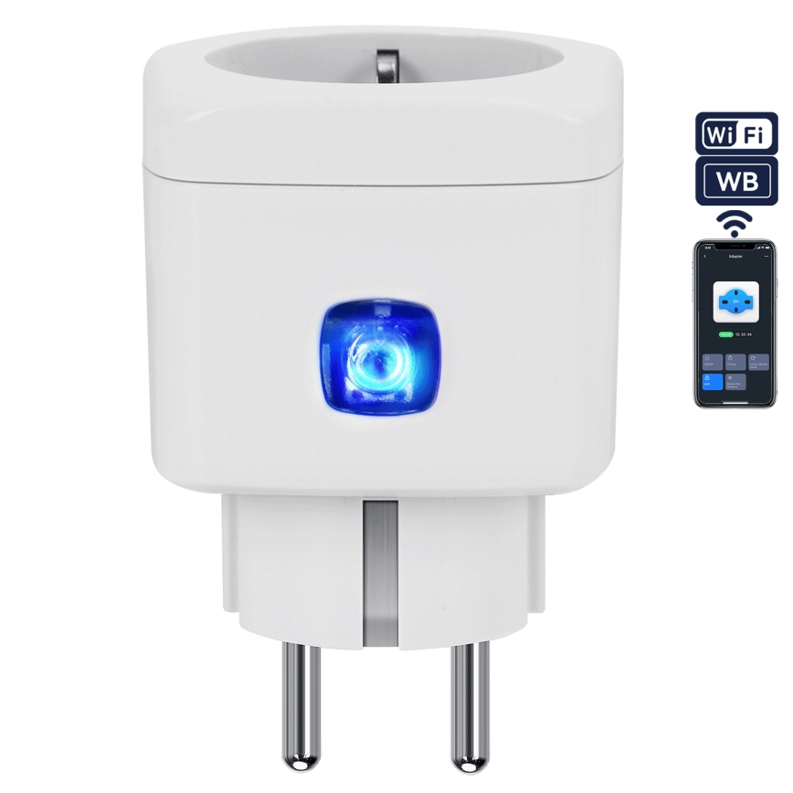 Aigostar - Smart stikdåse F 2300W Wi-Fi Tuya