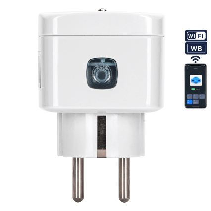 Aigostar - Smart stikkontakt E 2300W Wi-Fi Tuya