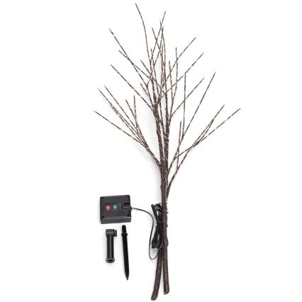 Aigostar - Soldrevet LED dekoration 140xLED/3 m IP65 varm hvid vinstok