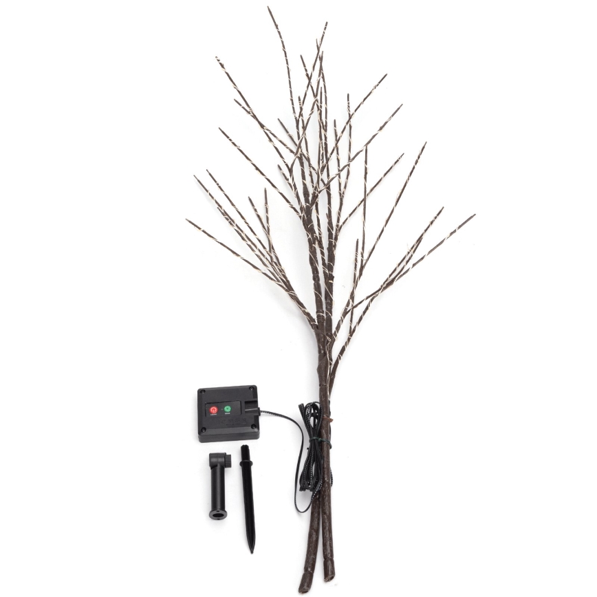Aigostar - Soldrevet LED dekoration 140xLED/3 m IP65 varm hvid vinstok