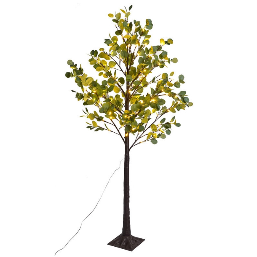 Aigostar - Soldrevet LED dekoration 30xLED/2,6 m IP65 varm hvid eukalyptus