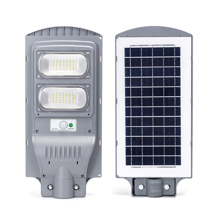 Aigostar - Soldrevet LED gadelampe med sensor LED/100W/3,2V 10000mAh IP65 6500K + fjernbetjening