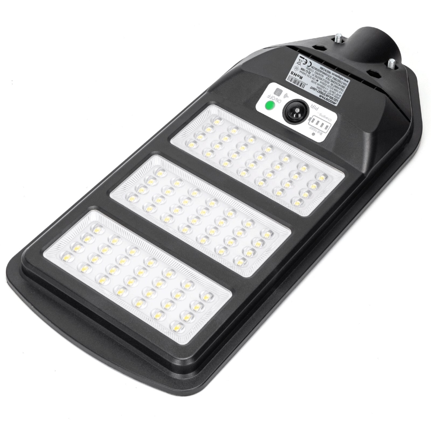 Aigostar - Soldrevet LED gadelampe med sensor LED/150W/3,2V 8000mAh IP65 6500K + fjernbetjening