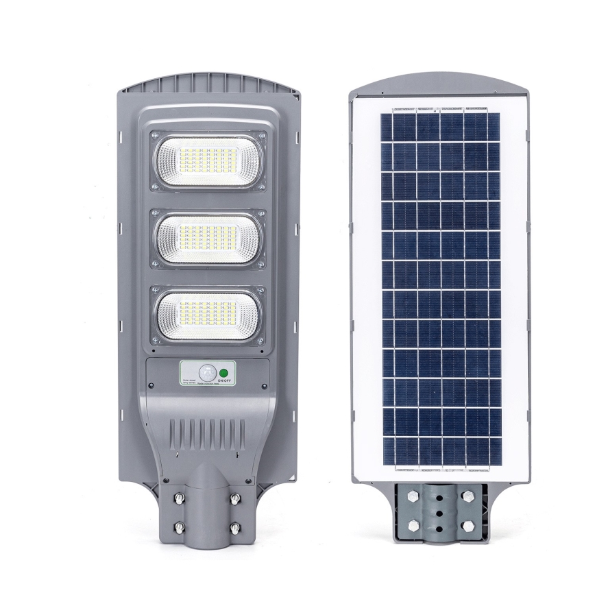 Aigostar - Soldrevet LED gadelampe med bevægelsessensor LED/150W/3,2V 15000mAh IP65 6500K + fjernbetjening