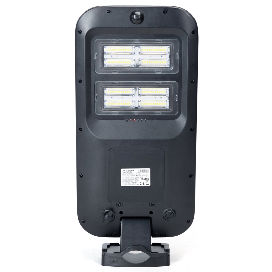 Aigostar - Soldrevet LED gadelampe med sensor LED/180W/4V 7500mAh IP65 + fjernbetjening