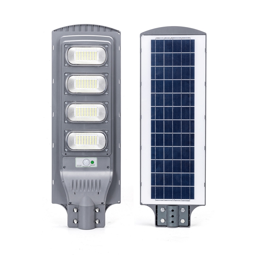 Aigostar - Soldrevet LED gadelampe med sensor LED/200W/3,2V 20000mAh IP65 6500K + fjernbetjening
