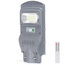 Aigostar - Soldrevet LED gadelampe med sensor LED/50W/3,2V IP65 6500K + fjernbetjening