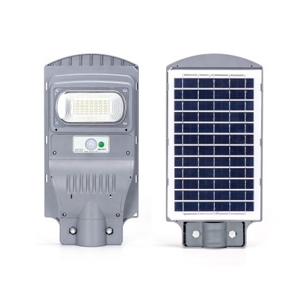 Aigostar - Soldrevet LED gadelampe med sensor LED/50W/3,2V 5000mAh IP65 6500K + fjernbetjening