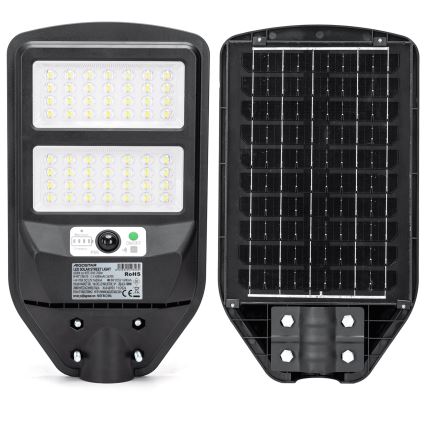 Aigostar - Soldrevet LED gadelampe med sensor LED/70W/3,2V 4000mAh IP65 6500K + fjernbetjening