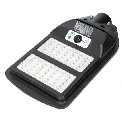 Aigostar - Soldrevet LED gadelampe med sensor LED/70W/3,2V 4000mAh IP65 6500K + fjernbetjening