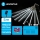 Aigostar - Soldrevet LED-julekæde 192xLED/8 m IP65 1200 mAh kold hvid