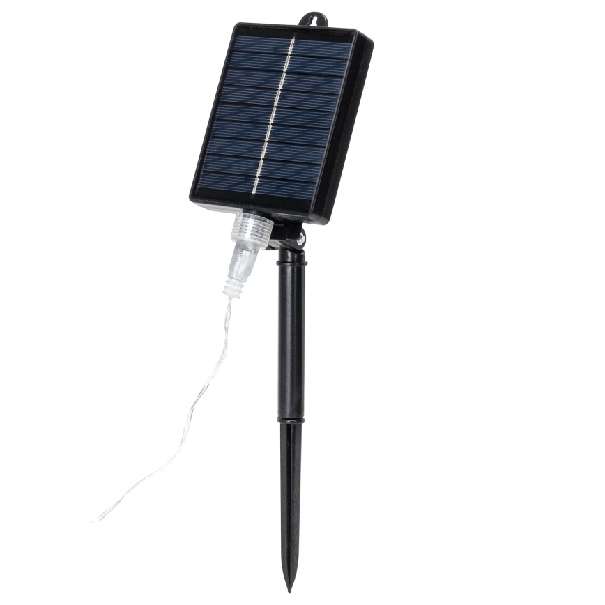 Aigostar - Soldrevet LED julekæde 384xLED/13 m IP65 kold hvid