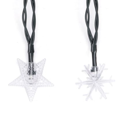 Aigostar - Soldrevet LED-julekæde 50xLED/8 funktioner 12 m 800mAh IP65 varm hvid