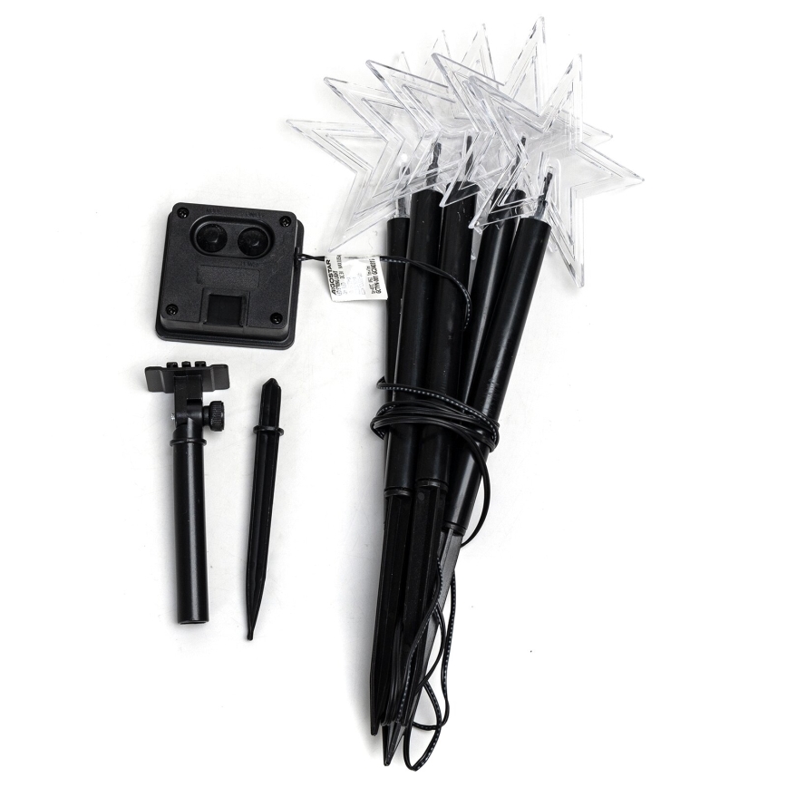 Aigostar - Soldrevet LED julekæde LED/0,054W/1,2V 1 m IP65 kold hvid