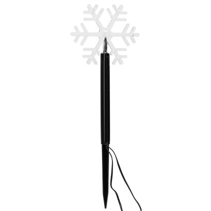 Aigostar - Soldrevet LED julelys LED/0,054W/1,2V 1 m 800 mAh IP65 kold hvid
