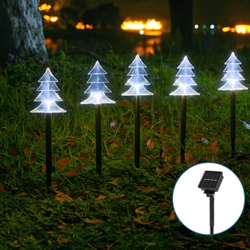 Aigostar - Soldrevet LED julelys LED/0,054W/1,2V 1 m IP65 kold hvid