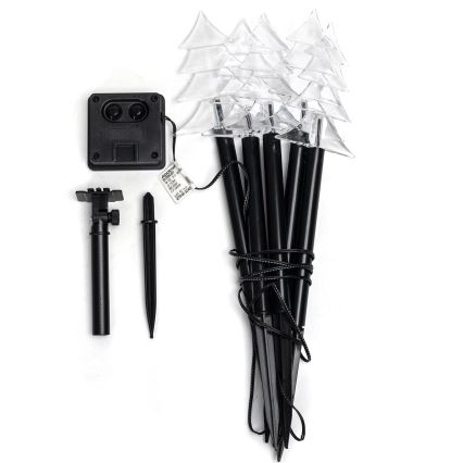 Aigostar - Soldrevet LED julelys LED/0,054W/1,2V 1 m IP65 kold hvid