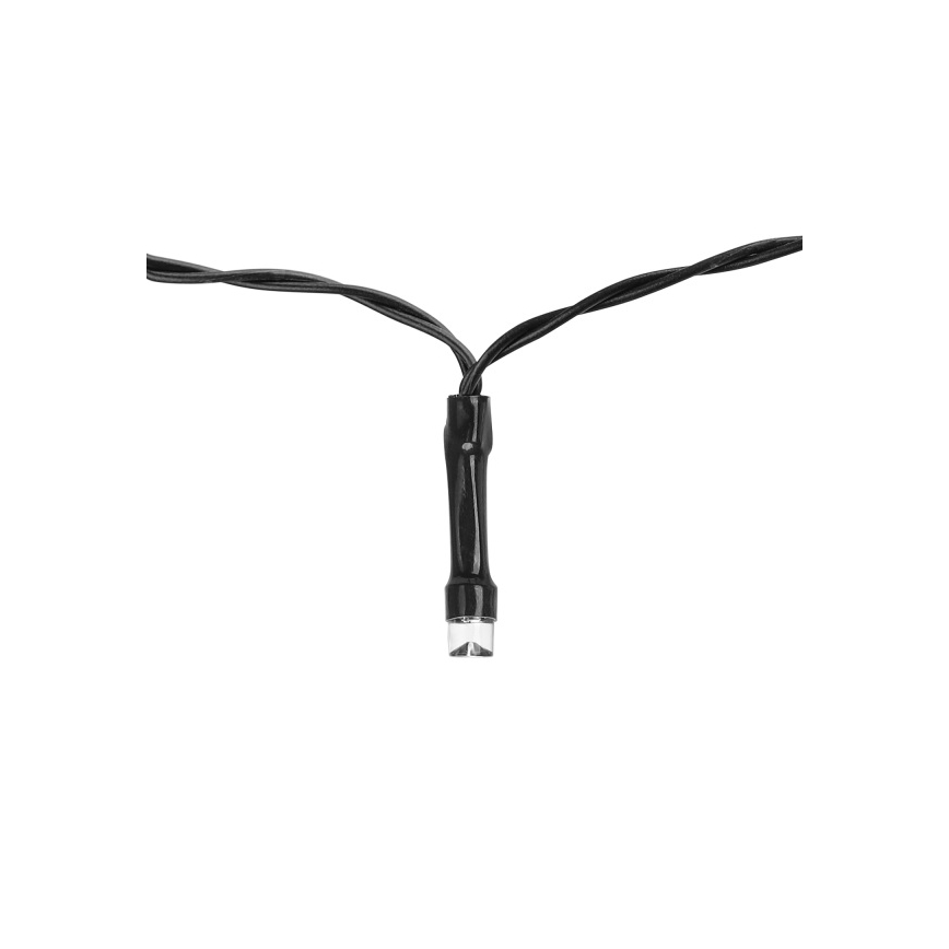 Aigostar - Soldrevet LED lyskæde 100xLED/12 m 300 mAh IP65 varm hvid