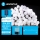 Aigostar - Soldrevet LED lyskæde 50xLED/8 funktioner 12 m IP65 kold hvid 800 mAh
