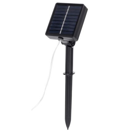Aigostar - Soldrevet LED lyskæde 70xLED/4x1 m IP65 varm hvid oliven