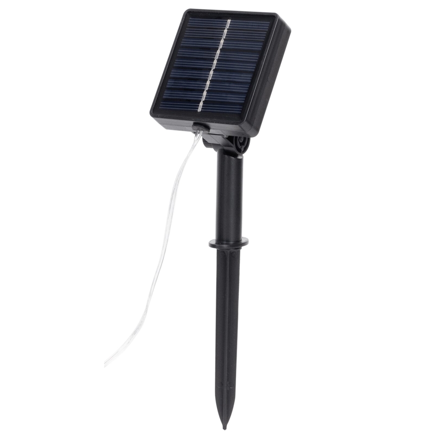 Aigostar - Soldrevet LED lyskæde 70xLED/4x1 m IP65 varm hvid oliven