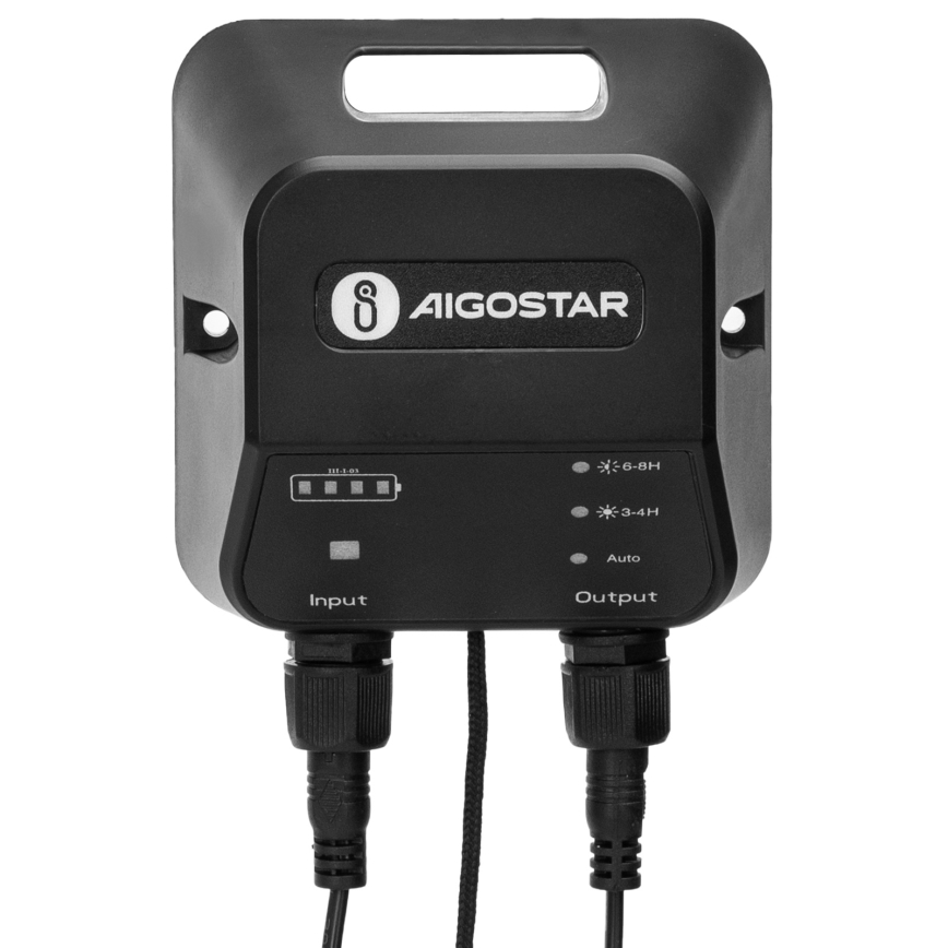 Aigostar - Soldrevet LED pendel 2xLED/70W/12V 12000 mAh 6500K diameter 23,5 cm + fjernbetjening