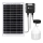 Aigostar - Soldrevet LED pendel LED/70W/12V 6000 mAh 6500K diameter 12 cm + fjernbetjening