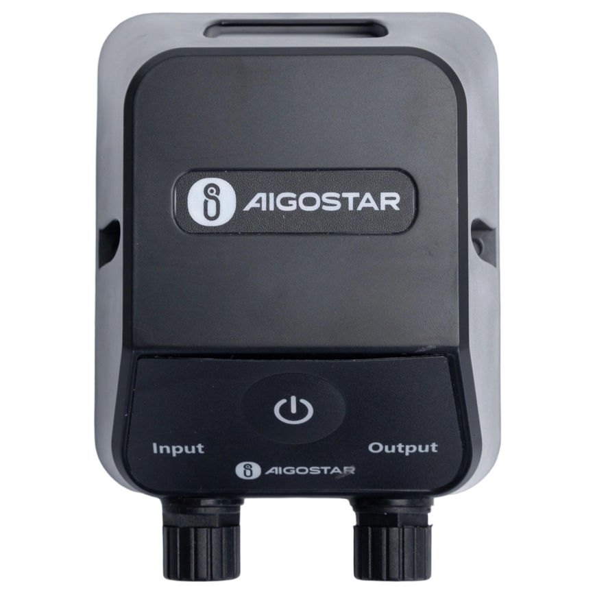 Aigostar - Soldrevet LED pendel m. RGB-farver dæmpbar MESH LED/35W/3,7V 8000 mAh 2700K-6500K IP65 diameter 50 cm