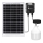 Aigostar - Soldrevet LED pendel med sensor LED/70W/12V 6000 mAh 6500K diameter 12 cm + fjernbetjening