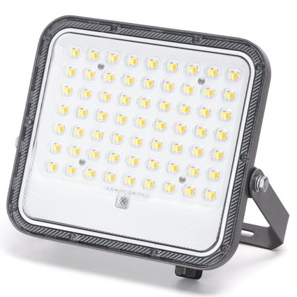 Aigostar - Soldrevet LED projektør dæmpbar LED/100W/3,4V IP66 + fjernbetjening