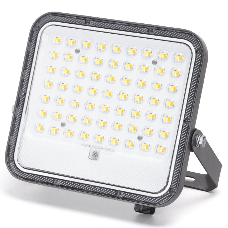 Aigostar - Soldrevet LED projektør dæmpbar LED/100W/3,4V IP66 + fjernbetjening