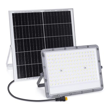 Aigostar - Soldrevet LED projektør dæmpbar LED/200W/3,4V IP65 + fjernbetjening