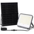 Aigostar - Soldrevet LED projektør dæmpbar LED/200W/3,4V IP66 + fjernbetjening