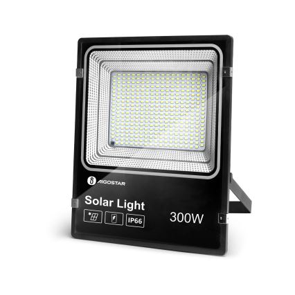Aigostar - Soldrevet LED projektør dæmpbar LED/300W/3,2V IP66 + fjernbetjening