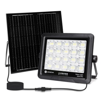 Aigostar - Soldrevet LED projektør dæmpbar LED/300W/3,4V IP65 + fjernbetjening