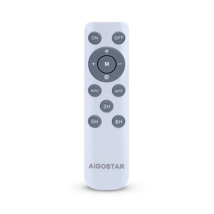 Aigostar - Soldrevet LED projektør dæmpbar LED/50W/3,2V IP65 6000 mAh + fjernbetjening