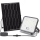 Aigostar - Soldrevet LED projektør dæmpbar med sensor LED/120W/3,4V 6500K IP66 8000 mAh + fjernbetjening