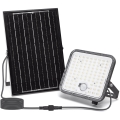 Aigostar - Soldrevet LED projektør dæmpbar med sensor LED/120W/3,4V IP66 + fjernbetjening