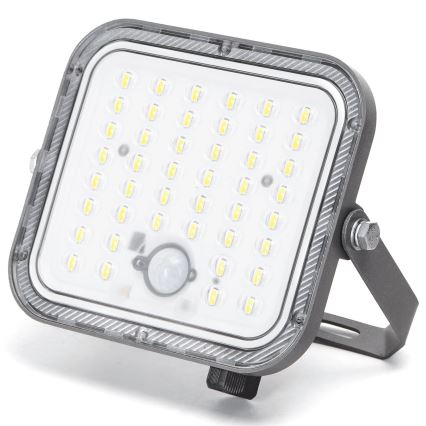 Aigostar - Soldrevet LED projektør dæmpbar med sensor LED/80W/3,4V IP66 + fjernbetjening