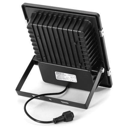 Aigostar - Soldrevet LED projektør m. RGB-farver dæmpbar LED/50W/3,2V IP66 + fjernbetjening