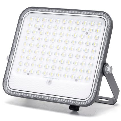 Aigostar - Soldrevet LED projektør m. RGBW-farver dæmpbar LED/150W/3,4V IP66 12000 mAh + fjernbetjening