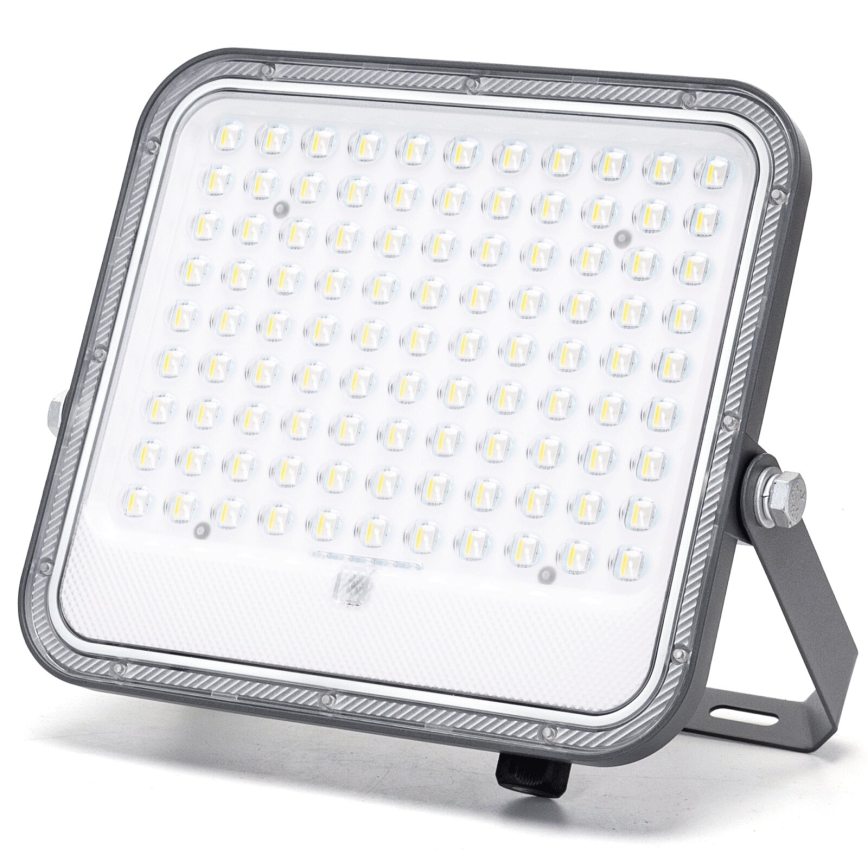 Aigostar - Soldrevet LED projektør m. RGBW-farver dæmpbar LED/150W/3,4V IP66 12000 mAh + fjernbetjening