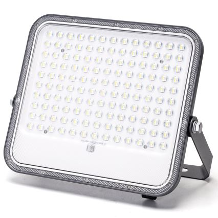 Aigostar - Soldrevet LED projektør m. RGBW-farver dæmpbar LED/200W/3,4V IP66 + fjernbetjening