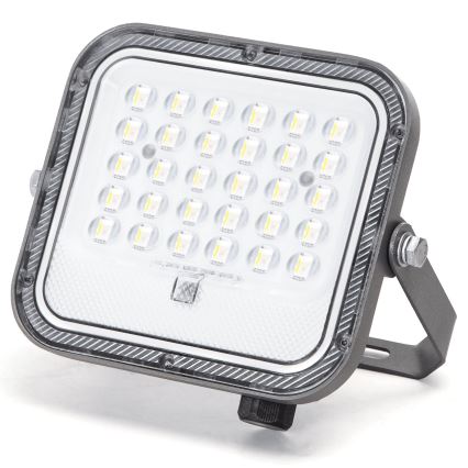 Aigostar - Soldrevet LED projektør m. RGBW-farver dæmpbar LED/50W/3,4V IP66 + fjernbetjening
