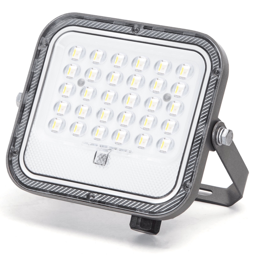 Aigostar - Soldrevet LED projektør m. RGBW-farver dæmpbar LED/50W/3,4V IP66 + fjernbetjening
